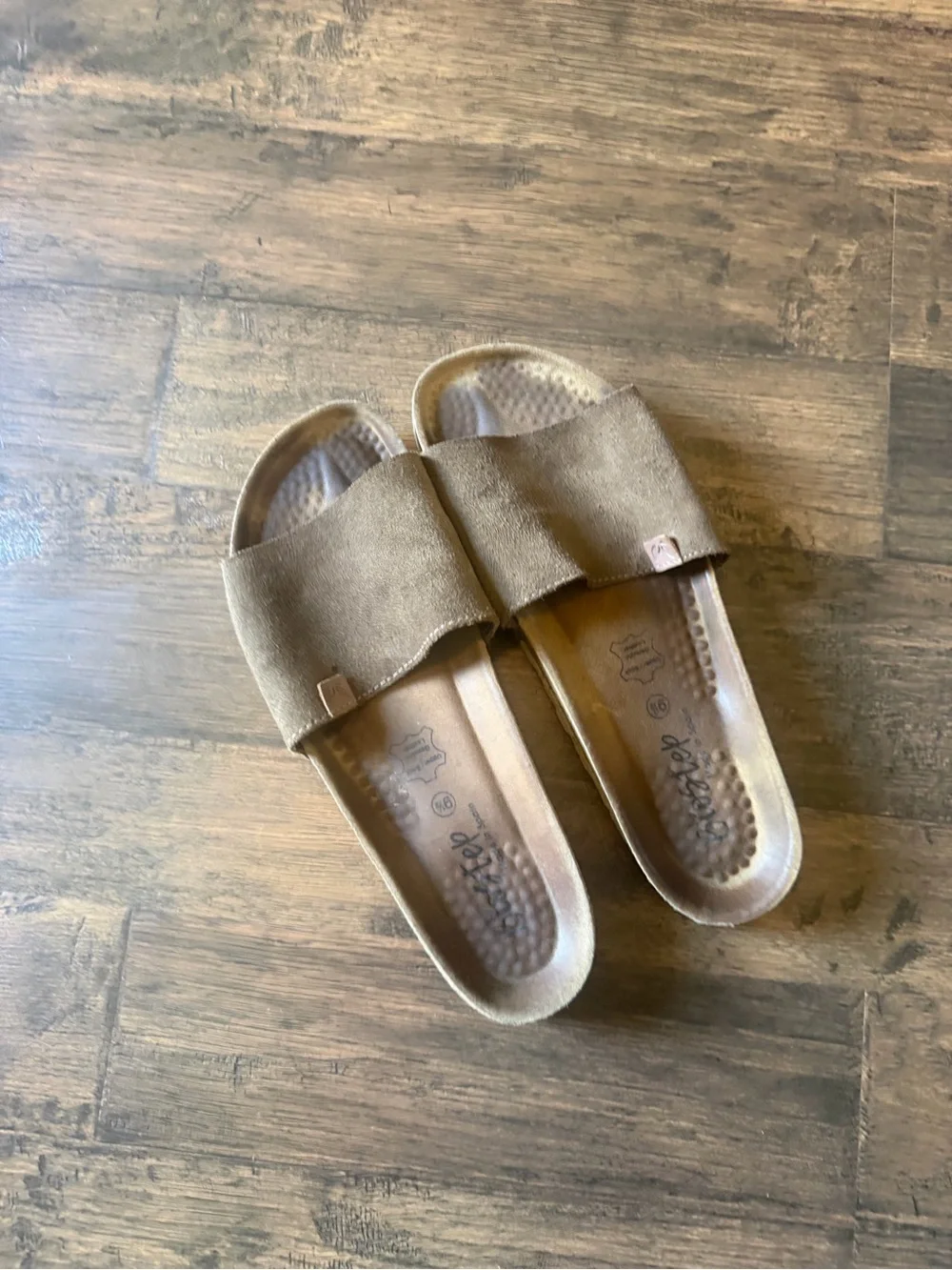 Biostep cork bed slip on sandals